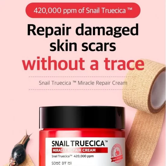 Some By Mi - Snail Truecica Miracle Repair Cream 60g 8809647390503 ...