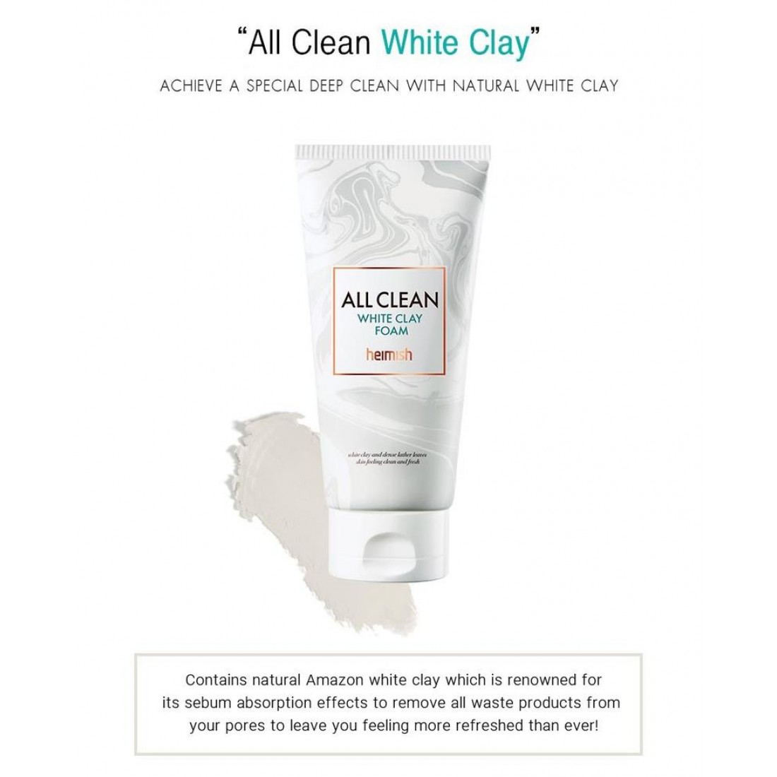 Heimish white clay